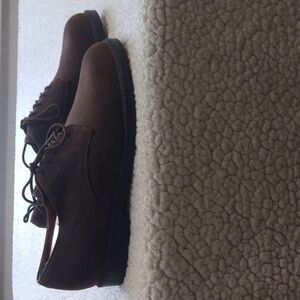 St. John's Bay Brown Suede Leather Derby/Walking Shoes  10.5 M